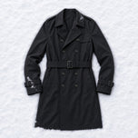 Beech Mid-Length Trench Coat in Black