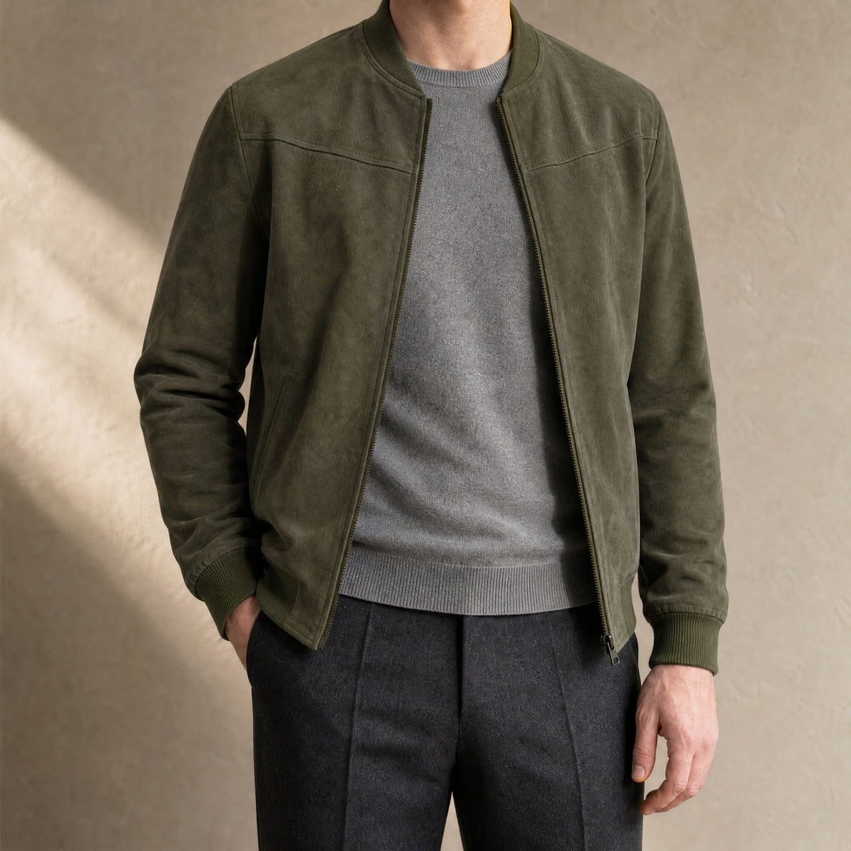 Berg Everyday Bomber Jacket in Army Green