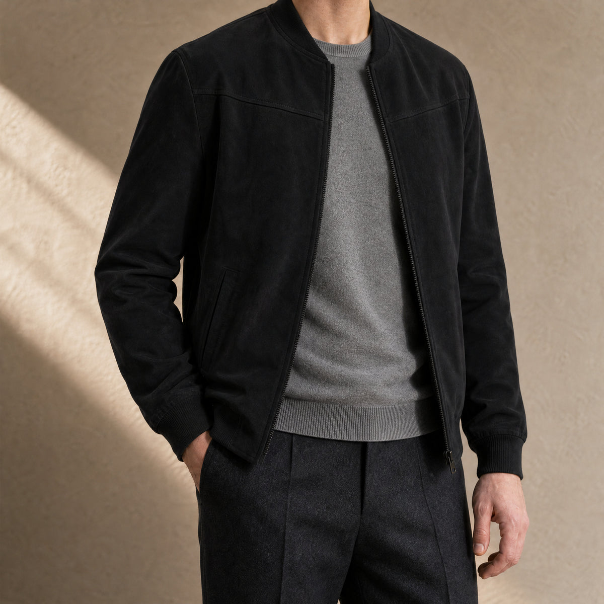 Berg Everyday Bomber Jacket in Black