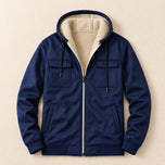 Bog Hooded Soft-Shell Jacket in Dark Blue