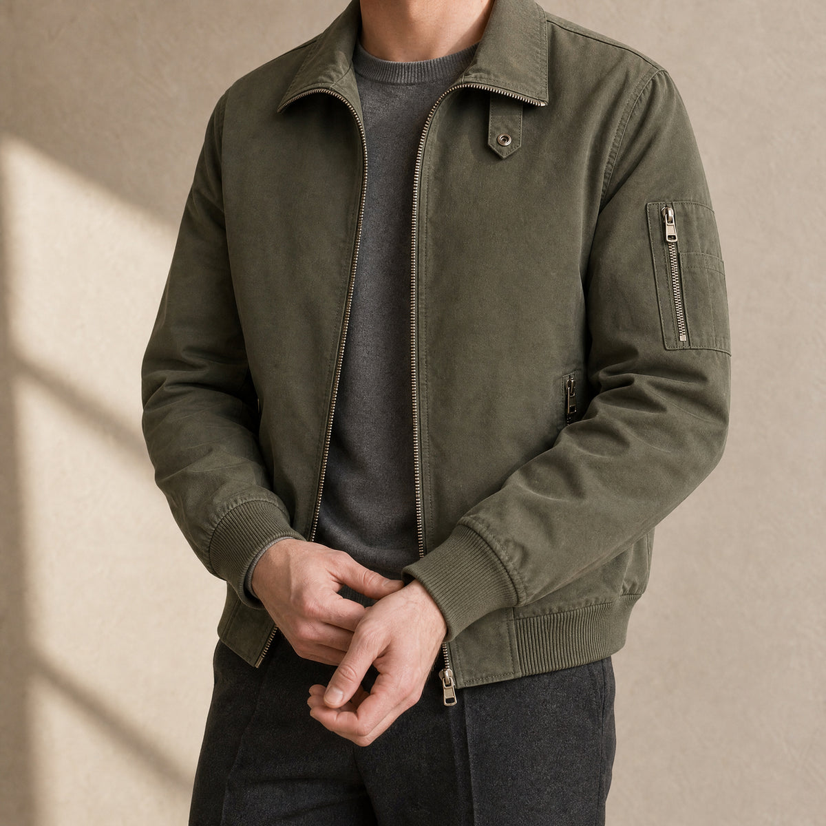 Bora Bomber Jacket in Green