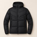 Carr Hooded Puffer Jacket in Black