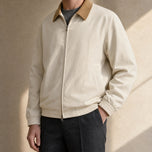 Chalk Classic Bomber Jacket in Apricot