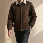 Chalk Classic Bomber Jacket in Coffee
