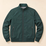 Clearing Stand-Collar Bomber Jacket in Army Green