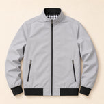 Clearing Stand-Collar Bomber Jacket in Charcoal