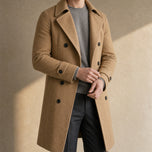 Combe Double-Breasted Topcoat in Camel