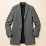 Cumulus Wool-Blend Overcoat in Gray