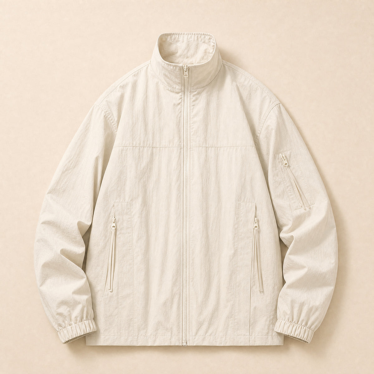 Dingle Lightweight Work Jacket in Beige