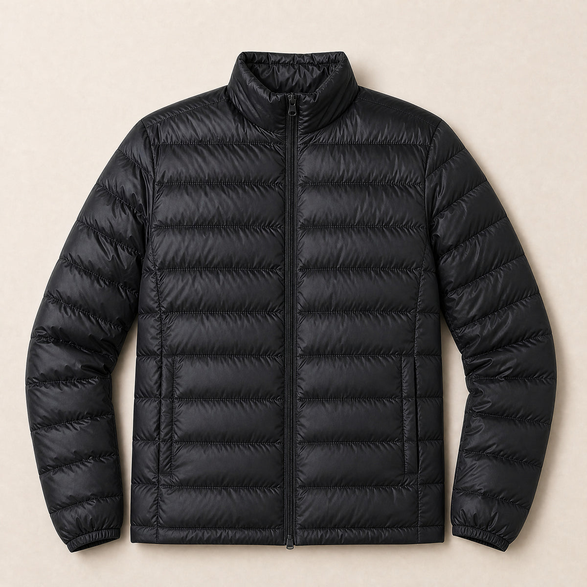 Driftwood Puffer Jacket in Black