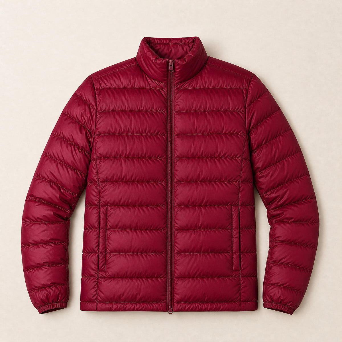 Driftwood Puffer Jacket in Burgundy