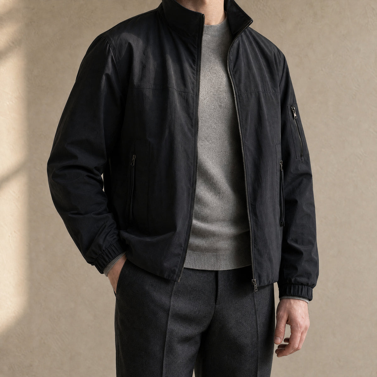 Drumlin Lightweight Work Jacket in Black