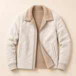 Ebb Sherpa Zip Jacket in Apricot