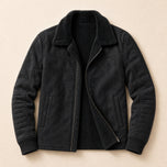 Ebb Sherpa Zip Jacket in Black