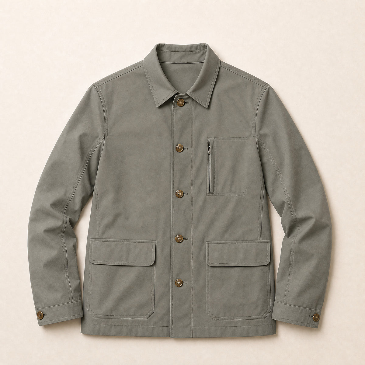 Escarpment Casual Field Jacket in Dark Khaki