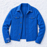 Evenfall Cotton Trucker Jacket in Blue