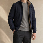 Fellside Insulated Bomber Jacket in Blue