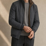 Fellside Insulated Bomber Jacket in Gray