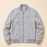 Floe Everyday Bomber Jacket in Light Gray