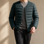 Foreshore Lightweight Puffer Jacket in Dark Green