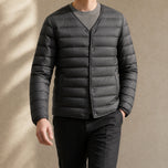 Foreshore Lightweight Puffer Jacket in Gray
