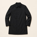 Fossil Mid-Length Coat in Black