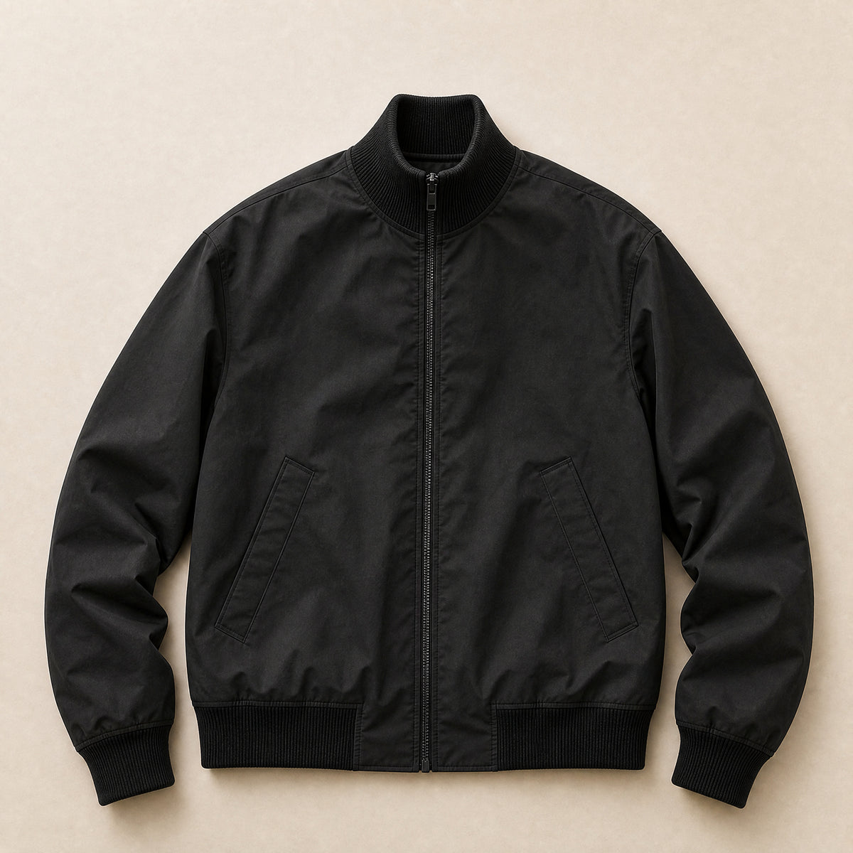 Glimmer Bomber Jacket in Black