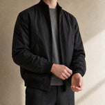 Harbor Bomber Jacket in Black