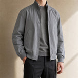 Harbor Bomber Jacket in Gray