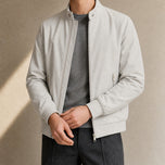 Harrier Classic Bomber Jacket in Off-White