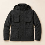 Hawthorn Convertible Cargo Jacket in Black