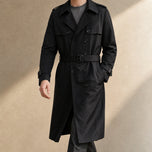 Headwater Mid-Length Trench Coat in Black