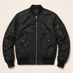 Heron MA-1 Bomber Jacket in Black