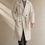 Hillock Mid-Length Trench Coat in Khaki