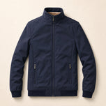 Hillside Insulated Bomber Jacket in Blue