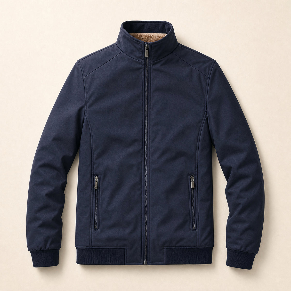 Hillside Insulated Bomber Jacket in Blue