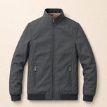 Hillside Insulated Bomber Jacket in Gray