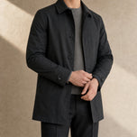 Hoarfrost Classic Trench Coat in Black
