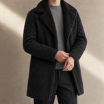 Holloway Shearling Coat in Black