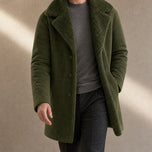Holloway Shearling Coat in Green