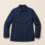 Icecap Classic Trench Coat in Navy Blue