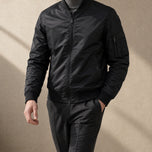 Ivy Flight Bomber Jacket in Black