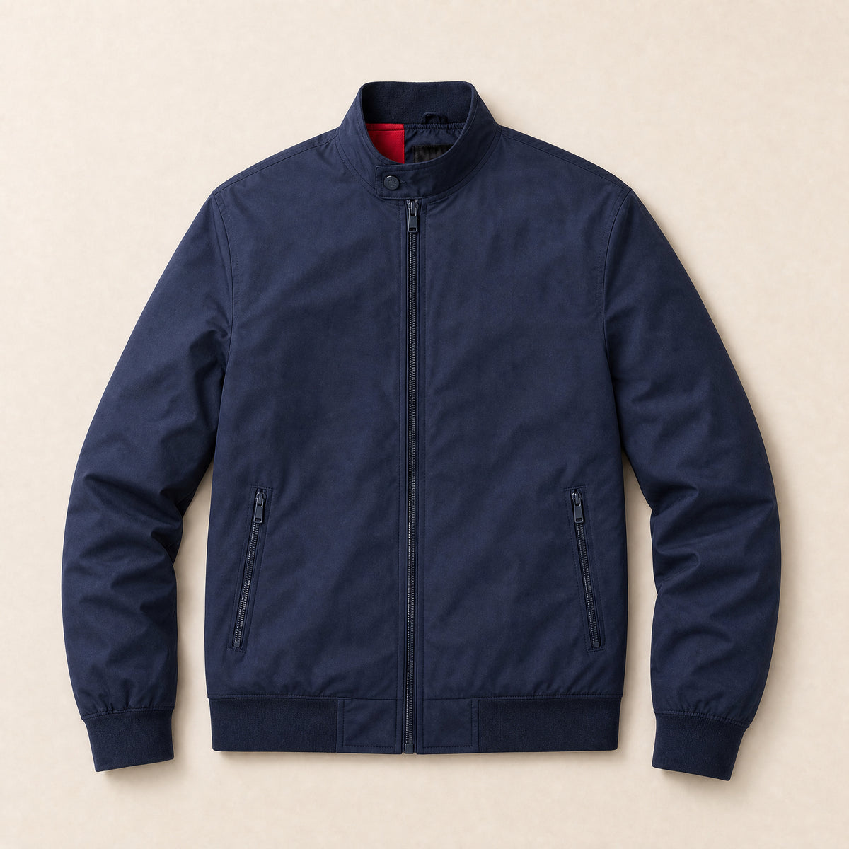 Kestrel Classic Bomber Jacket in Navy Blue