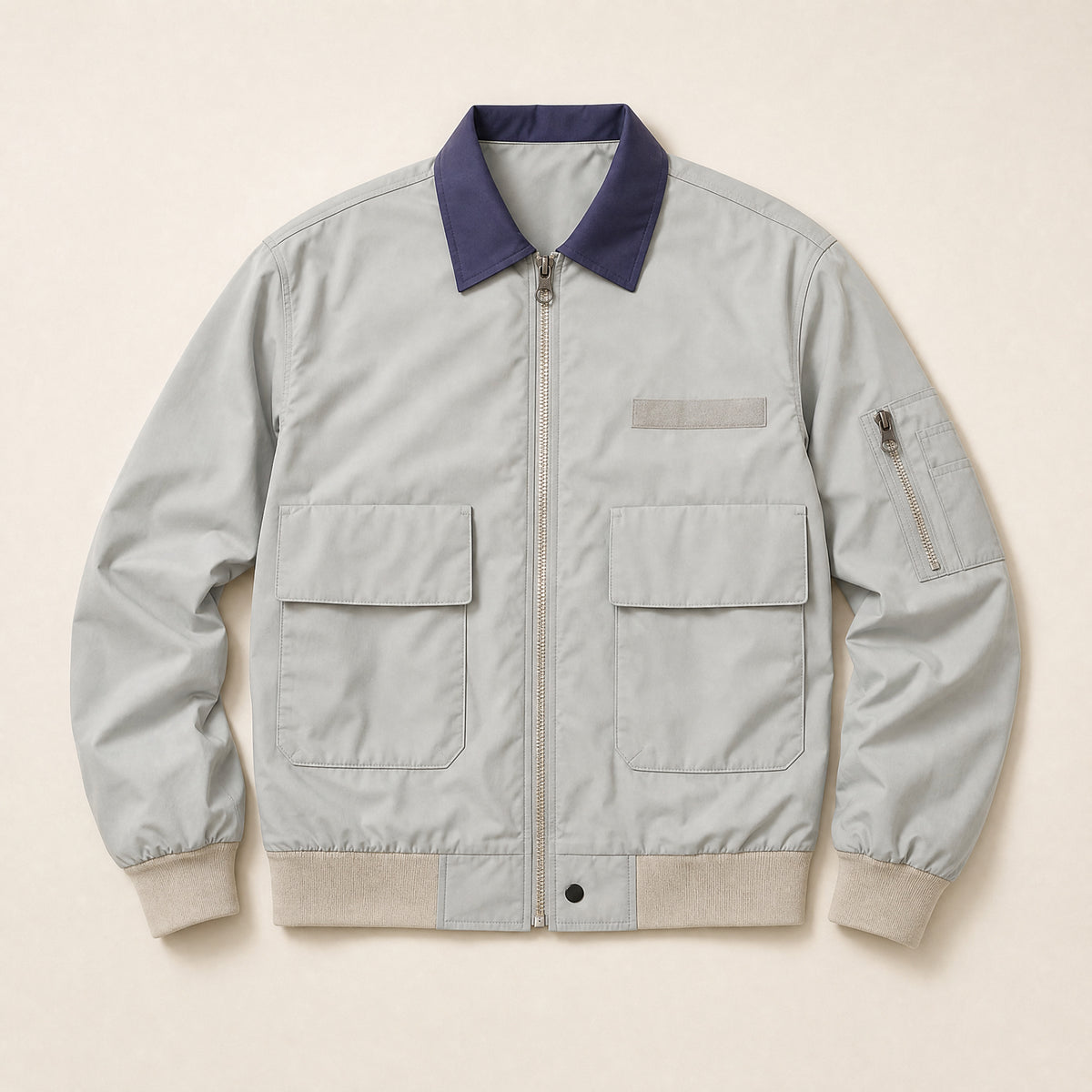 Laurel Retro Pilot Jacket in Sage Green