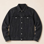 Ledge Workwear Denim Jacket in Black