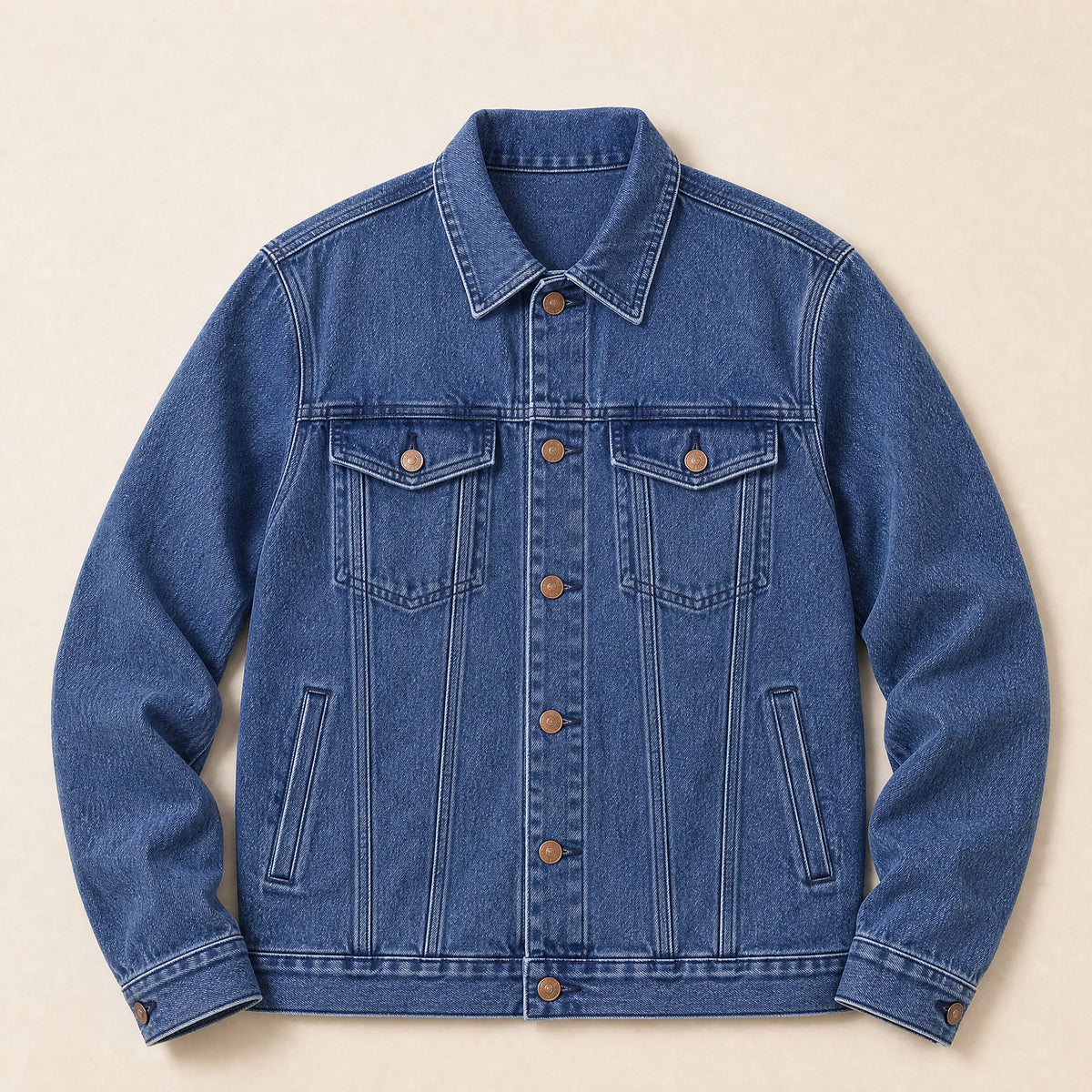 Ledge Workwear Denim Jacket in Blue