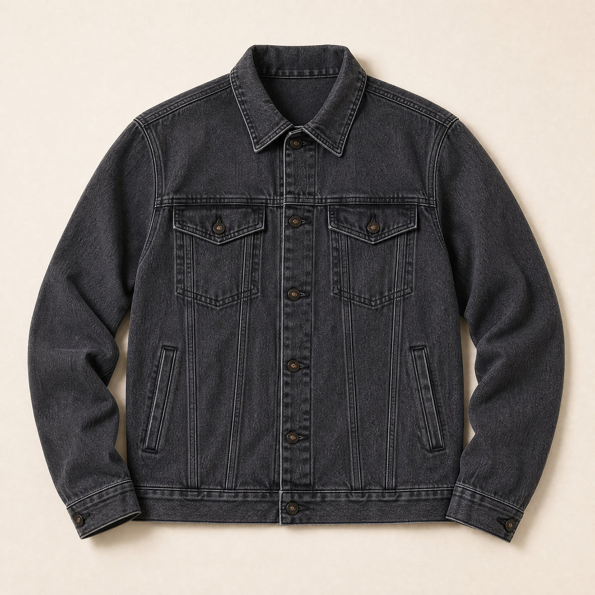 Ledge Workwear Denim Jacket in Gray