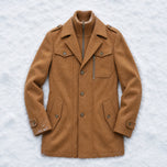 Lumen Wool-Blend Overcoat in Camel