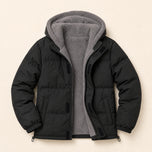 Menhir Heavyweight Puffer Jacket in Black