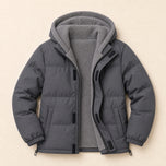 Menhir Heavyweight Puffer Jacket in Gray